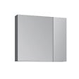 HABITAT ET JARDIN - Meuble Salle de Bain avec Miroir "Nuvola 80 v2" - 75 x 16 x 66 cm - Anthracite - vignette