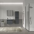 HABITAT ET JARDIN - Meuble Salle de Bain avec Miroir "Side 60" - 60 x 16 x 66 cm - Matte Anthracite - vignette