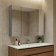 HABITAT ET JARDIN - Meuble Salle de Bain avec Miroir "Nuvola 100 v2" - 97 x 16 x 66 cm - Grey - vignette