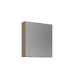 HABITAT ET JARDIN - Meuble Salle de Bain avec Miroir "Purus Desna 60" - 60 x 16 x 66 cm - Sonomo Oak - vignette