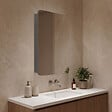 HABITAT ET JARDIN - Meuble Salle de Bain avec Miroir "Orbit 50" - 50 x 16 x 71 cm - Grey - vignette