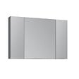 HABITAT ET JARDIN - Meuble Salle de Bain avec Miroir "Nuvola 100 v2" - 97 x 16 x 66 cm - Anthracite - vignette