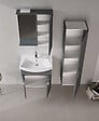 HABITAT ET JARDIN - Meuble Salle de Bain avec Miroir "Purus 65" - 63 x 18 x 68 cm - Matte Anthracite - vignette