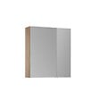 HABITAT ET JARDIN - Meuble Salle de Bain avec Miroir "Side 60" - 60 x 16 x 66 cm - Oak - vignette