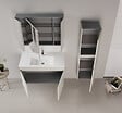 HABITAT ET JARDIN - Meuble Vasque "Tivoli 100" - 100 x 45 x 57 cm - Matte Cashmere - vignette