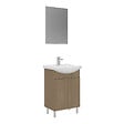 HABITAT ET JARDIN - Ensemble Meuble Vasque avec Miroir (2 Pièces) "Purus 55" - 55 x 2 x 83 cm - Oak - vignette