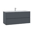 HABITAT ET JARDIN - Meuble Vasque "Nest 121 v2" - 121 x 51 x 55 cm - Matte Anthracite - vignette