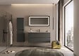 HABITAT ET JARDIN - Meuble Vasque "Nest 121 v2" - 121 x 51 x 55 cm - Matte Anthracite - vignette
