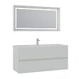 HABITAT ET JARDIN - Ensemble Meuble Vasque avec Miroir (2 Pièces) "Nest 121 v2" - 121 x 51 x 55 cm - Matte Cashmere - vignette