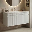 HABITAT ET JARDIN - Meuble Vasque "Tivoli 100" - 100 x 45 x 57 cm - Matte White - vignette