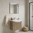 HABITAT ET JARDIN - Ensemble Meuble Vasque avec Miroir (2 Pièces) "Purus 65" - 65 x 50 x 58 cm - Oak - vignette