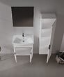 HABITAT ET JARDIN - Ensemble Meuble Vasque avec Miroir (2 Pièces) "Purus 65" - 65 x 50 x 58 cm - White - vignette