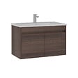 HABITAT ET JARDIN - Meuble Vasque "Side 85 v2" - 85 x 45 x 52 cm - Dark Walnut - vignette