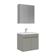 HABITAT ET JARDIN - Ensemble Meuble Vasque avec Miroir (2 Pièces) "Tivoli 65" - 65 x 45 x 57 cm - Matte Cashmere - vignette