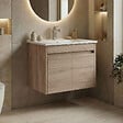 HABITAT ET JARDIN - Meuble Vasque "Side 65 v2" - 65 x 45 x 52 cm - Oak - vignette