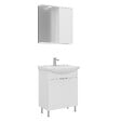 HABITAT ET JARDIN - Ensemble Meuble Vasque avec Miroir (2 Pièces) "Purus 65" - 65 x 50 x 83 cm - White - vignette