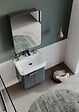 HABITAT ET JARDIN - Meuble Vasque "Orbit 55" - 55 x 38 x 62 cm - Anthracite - vignette