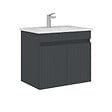 HABITAT ET JARDIN - Meuble Vasque "Tivoli 65" - 65 x 45 x 57 cm - Matte Anthracite - vignette