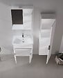 HABITAT ET JARDIN - Ensemble Meuble Vasque avec Miroir (2 Pièces) "Purus 65" - 65 x 50 x 58 cm - White - vignette