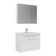 HABITAT ET JARDIN - Ensemble Meuble Vasque avec Miroir (2 Pièces) "Purus 80" - 80 x 50 x 58 cm - White - vignette