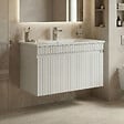 HABITAT ET JARDIN - Meuble Vasque "Tivoli 85" - 85 x 45 x 57 cm - Matte White - vignette