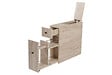 HABITAT ET JARDIN - Meuble de toilette en bois "Calencia" - 20 x 60 x 55 cm - Beige - vignette
