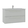 HABITAT ET JARDIN - Meuble Vasque "Nuvola 100 v2" - 100 x 50 x 62 cm - Cashmere - vignette