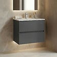 HABITAT ET JARDIN - Meuble Vasque "Nest 71 v2" - 71 x 51 x 55 cm - Matte Anthracite - vignette