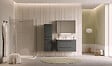 HABITAT ET JARDIN - Meuble Vasque "Nuvola 100 v2" - 100 x 50 x 62 cm - Anthracite - vignette