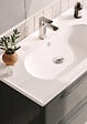 HABITAT ET JARDIN - Meuble Vasque "Nuvola 100 v2" - 100 x 50 x 62 cm - Anthracite - vignette