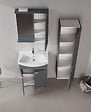 HABITAT ET JARDIN - Ensemble Meuble Vasque avec Miroir (2 Pièces) "Purus 65" - 65 x 50 x 83 cm - Matte Anthracite - vignette
