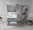 HABITAT ET JARDIN - Meuble Vasque "Nuvola 80 v2" - 80 x 50 x 62 cm - Grey - vignette