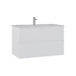 HABITAT ET JARDIN - Meuble Vasque "Nest 91 v2" - 91 x 51 x 55 cm - Matte White - vignette