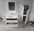 HABITAT ET JARDIN - Meuble Vasque "Nest 91 v2" - 91 x 51 x 55 cm - Matte White - vignette