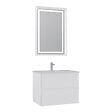 HABITAT ET JARDIN - Ensemble Meuble Vasque avec Miroir (2 Pièces) "Nest 71 v2" - 71 x 51 x 55 cm - Matte White - vignette