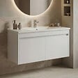 HABITAT ET JARDIN - Meuble Vasque "Side 100 v3" - 100 x 45 x 52 cm - Matte White - vignette