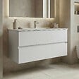 HABITAT ET JARDIN - Meuble Vasque "Nest 121 v2" - 121 x 51 x 55 cm - Matte White - vignette