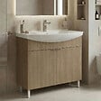 HABITAT ET JARDIN - Meuble Vasque "Purus 80" - 80 x 50 x 83 cm - Sonomo Oak - vignette