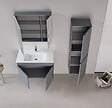 HABITAT ET JARDIN - Meuble Vasque "Tivoli 85" - 85 x 45 x 57 cm - Matte Anthracite - vignette