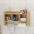 HABITAT ET JARDIN - Étagère murale en bois "Asya" - 63 x 14 x 35 cm - Beige - vignette