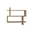 HABITAT ET JARDIN - Étagère murale en bois "Paralel" - 70 x 22 x 65 cm - Marron - vignette