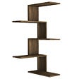HABITAT ET JARDIN - Étagère d'angle murale en bois "Caniko" - 51 x 29 x 109 cm - Marron - vignette