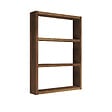 HABITAT ET JARDIN - Étagère murale en bois "PR1" - 43 x 9 x 60 cm - Noyer - vignette