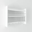 HABITAT ET JARDIN - Étagère de cuisine en bois "Kolin" - 85 x 13 x 65 cm - Blanc - vignette