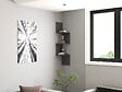 HABITAT ET JARDIN - Étagère murale en bois "Zikzak" 105,4 x 25 x 25 cm - Anthracite - vignette
