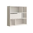 HABITAT ET JARDIN - Étagère murale en bois "Calvin" - 90 x 22 x 81 cm - Blanc - vignette