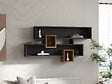 HABITAT ET JARDIN - Étagère murale en bois "Karen" - 120 x 22 x 75 cm - NoyerAnthracite - vignette