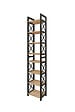 HABITAT ET JARDIN - Étagère multifonctionnelle en bois "Mini" 23 x 18 x 128 cm - Noir - vignette