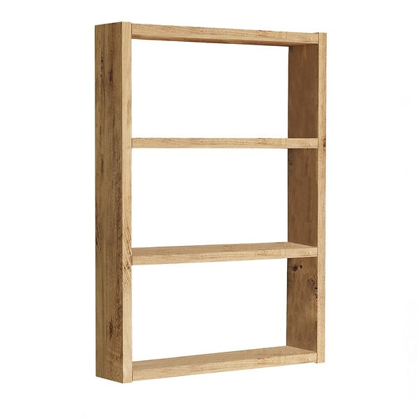 HABITAT ET JARDIN - Étagère murale en bois "PR1" - 43 x 9 x 60 cm - Pin atlantique - large
