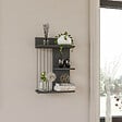 HABITAT ET JARDIN - Étagère murale en bois "Kinik" - 40 x 19 x 60 cm - Gris anthracite - vignette